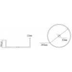 Накладной умывальник Mexen Aura 24013900